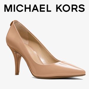 Michael Kors Flex Patent Leather 2.5” Pump Nude